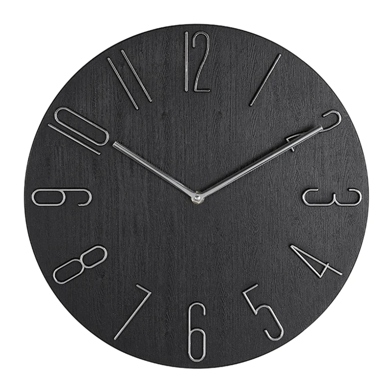 

Simple Wall Clock 12 Inch Living Room Home Wall Clock Clock Watch Fashion Bedroom Wall Clock