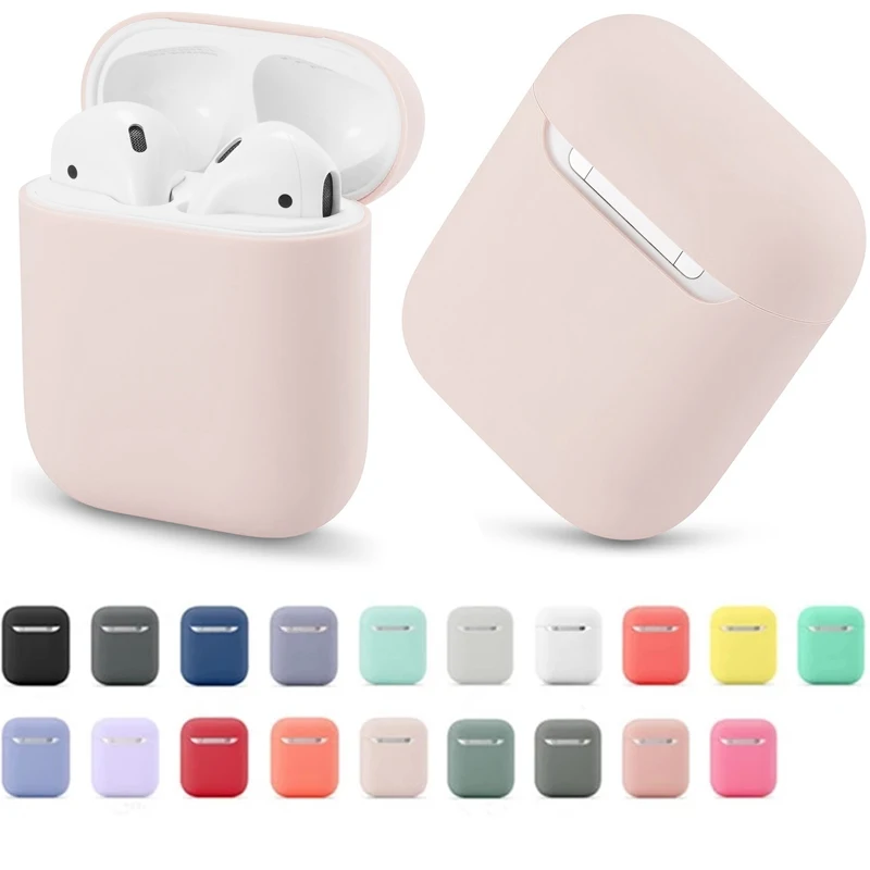 Мягкий силиконовый чехол для наушников Airpods 1/2 Earpods аксессуары airpods 1 2 защитный