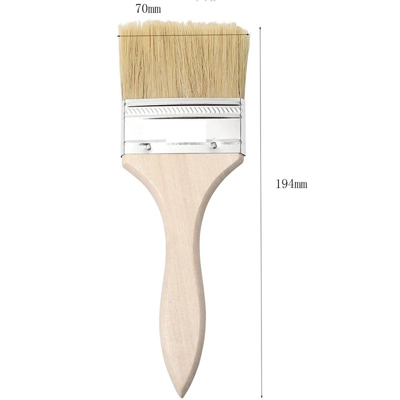 24Pcs Paint Brushes 70mm Chip and Varnish Brush Perfect for Wall Wood Painting Stains Glues |