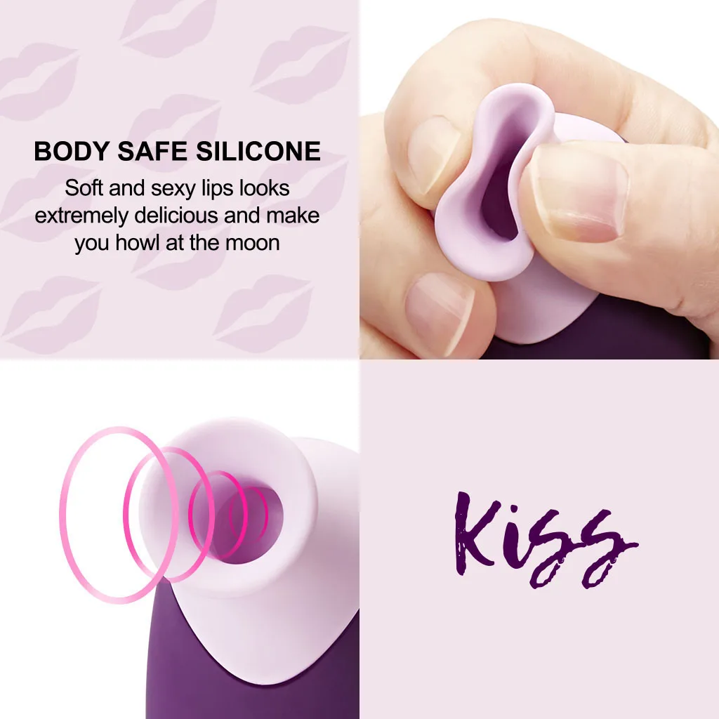Вибратор Luvkis Lick для взрослых секс-игрушка пар вибратор клитора и сосков массажер