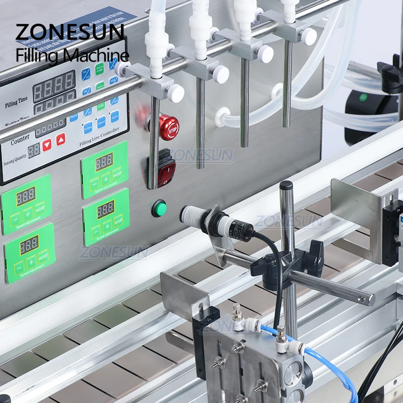 ZONESUN 4 насадки настольный автоматический воды Жидкость сока соевый молочный