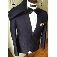 brand purple 100 wool formal suits for men groom best man wedding prom blazer tuxedo tailored stage jacket pants 2 pieces set