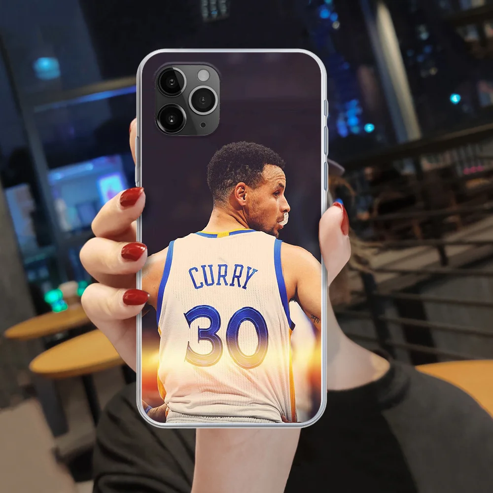 

Stephen basketball Curry 30 Phone Case cover For iphone 5 5S 6 6S PLUS 7 8 12 mini X XR XS 11 PRO SE 2020 MAX transparent back