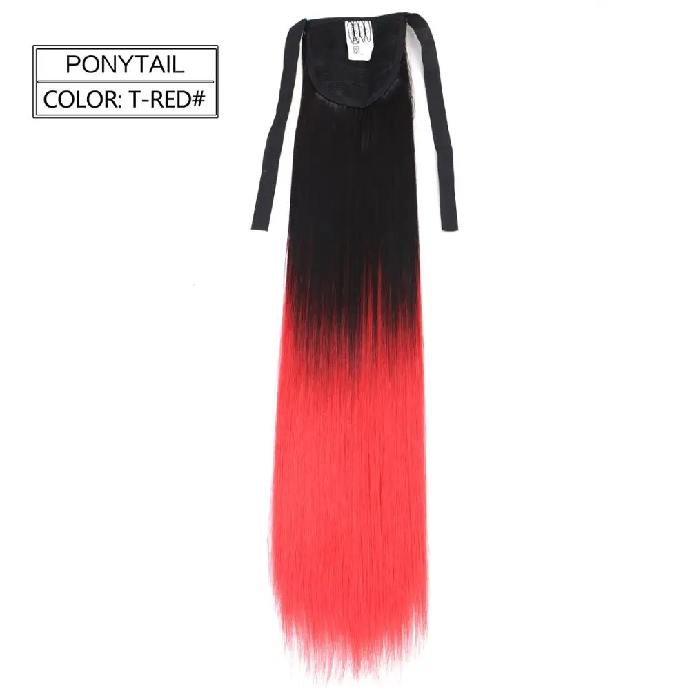 Neitsi 22 &quotсинтетический конский хвост термостойкие волокна прямые ленты клип в