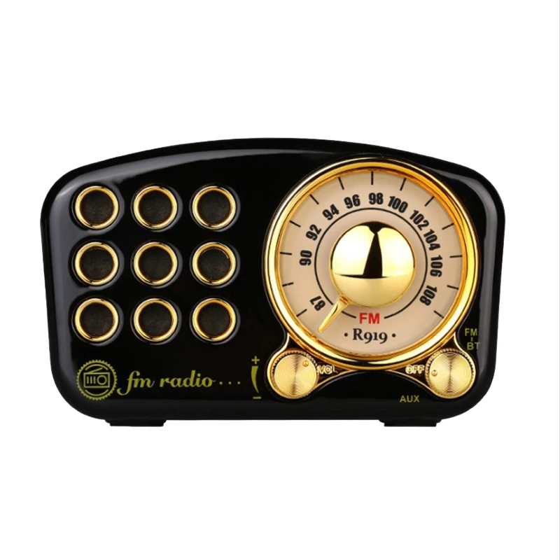

Классический ретро-радиоприемник, портативный мини-деревянный FM-радио, SD, MP3, стерео Bluetooth-радио, динамик, AUX USB, перезаряжаемый радиоприемник