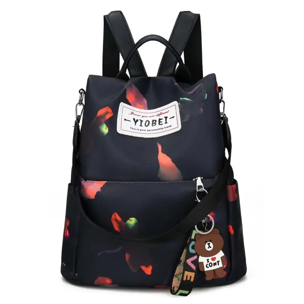 Женская сумка на плечо с задней спинкой из ткани Оксфорд принтом Повседневная