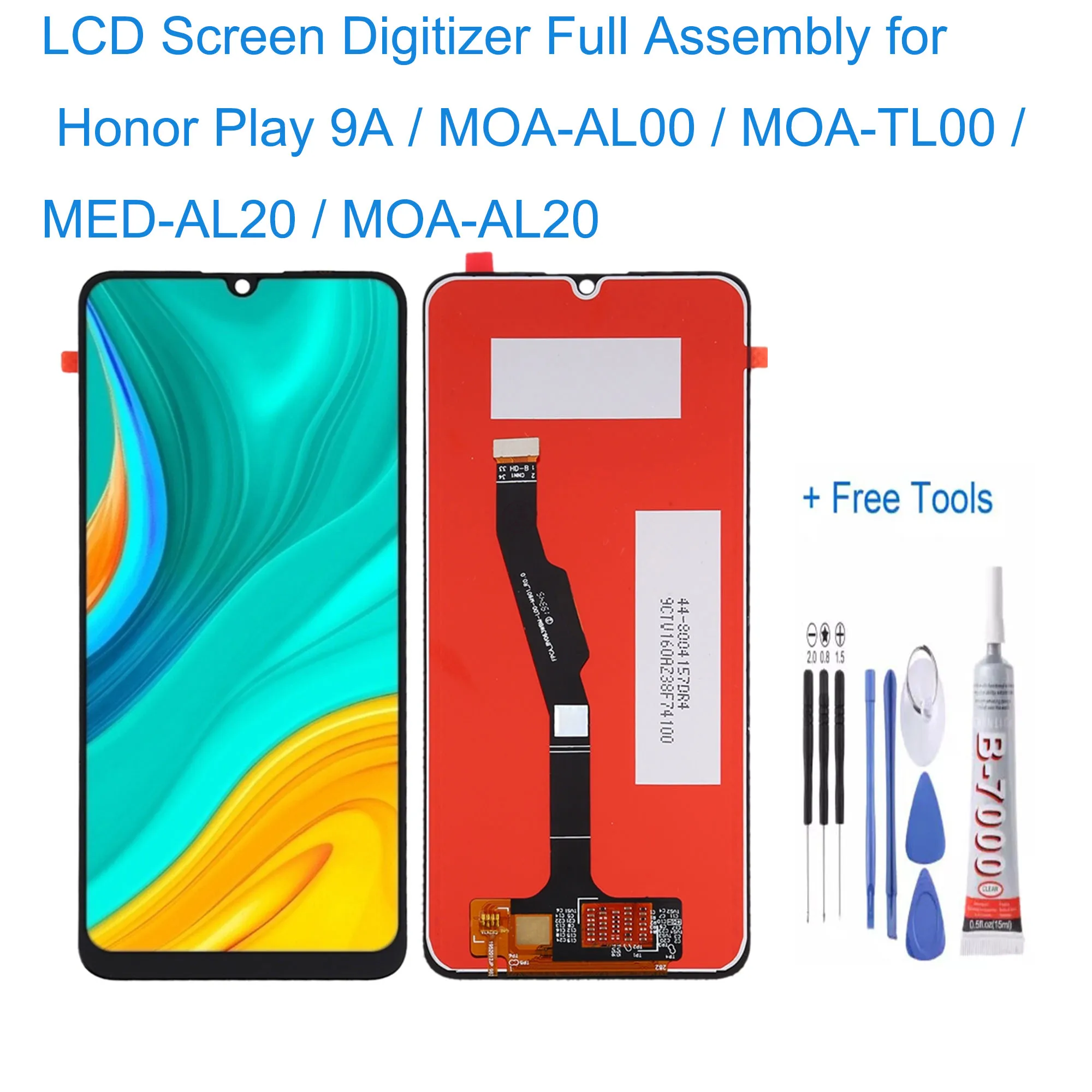 

LCD Screen Digitizer Full Assembly for Huawei Honor Play 9A / MOA-AL00 / MOA-TL00 / MED-AL20 / MOA-AL20