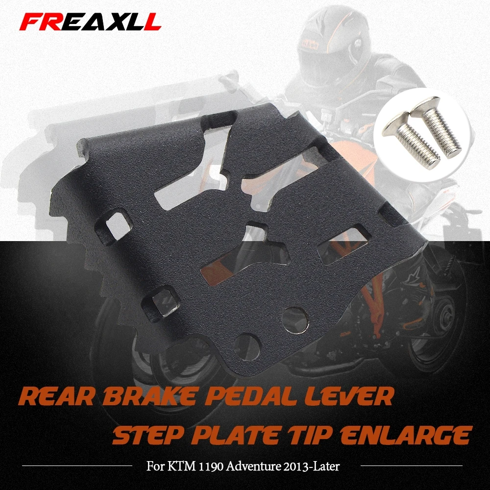 Задняя педаль тормоза для мотоцикла наконечник ступенчатой пластины увеличить