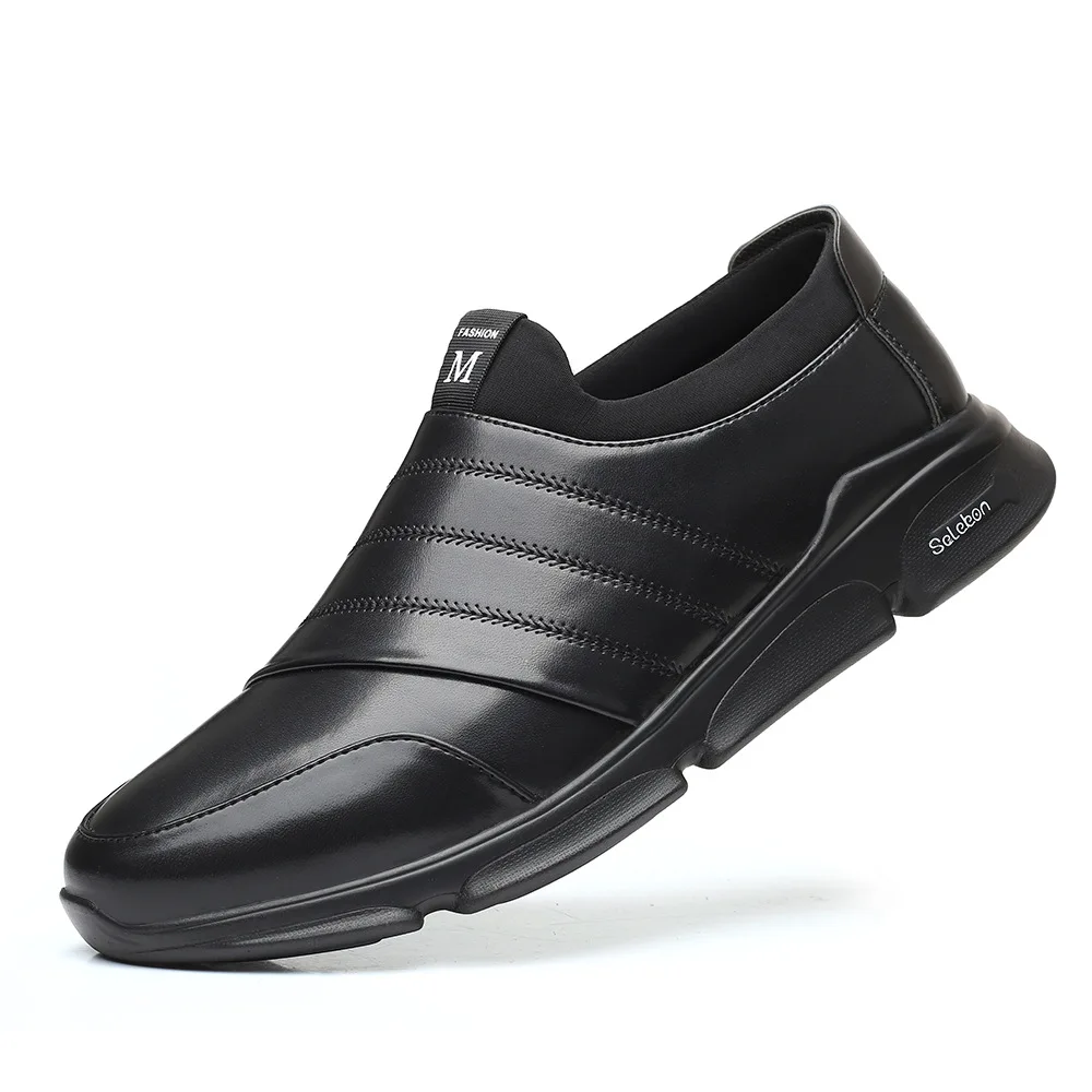 

New Men Shoes Leather Sneakers Spring Autumn Men Slip on Shoes Men Designer Loafers Zapatos Hombre Casual Footwear