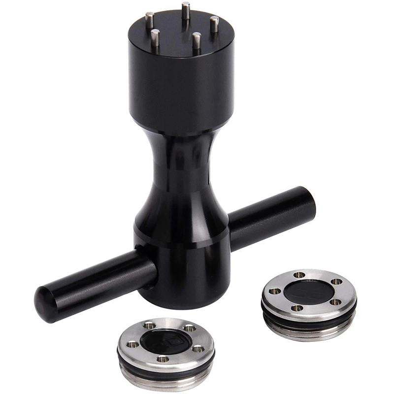 2X20G Гольф Пользовательские весов + ключ дюймовый стандарт черного цвета на