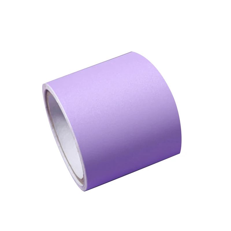 Matte Purple Простой пояс однотонного цвета линия самоклеющиеся обои граница пол коридор Декор для гостиной водонепроницаемые плинтусы наклейки на стену - Цвет: Matte Purple