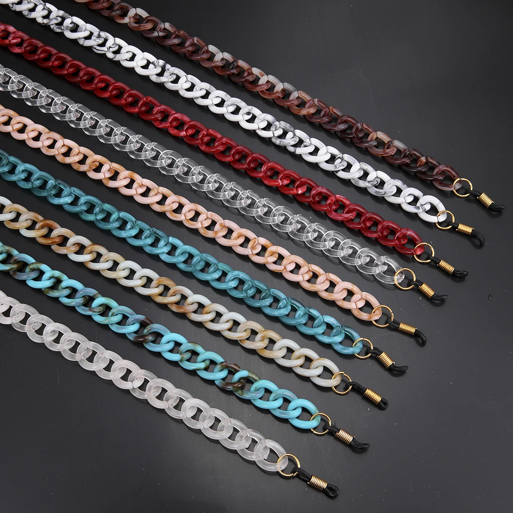 Модная акриловая цепочка для очков Teamer женщин аксессуары чтения шейный ремешок