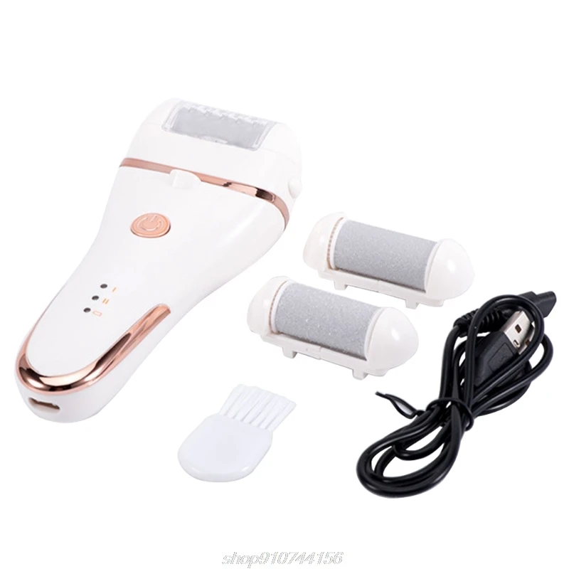 

Electric foot callus rechargeable foot file with 3 grinding heads for waterproof feet M23 21 Dropship