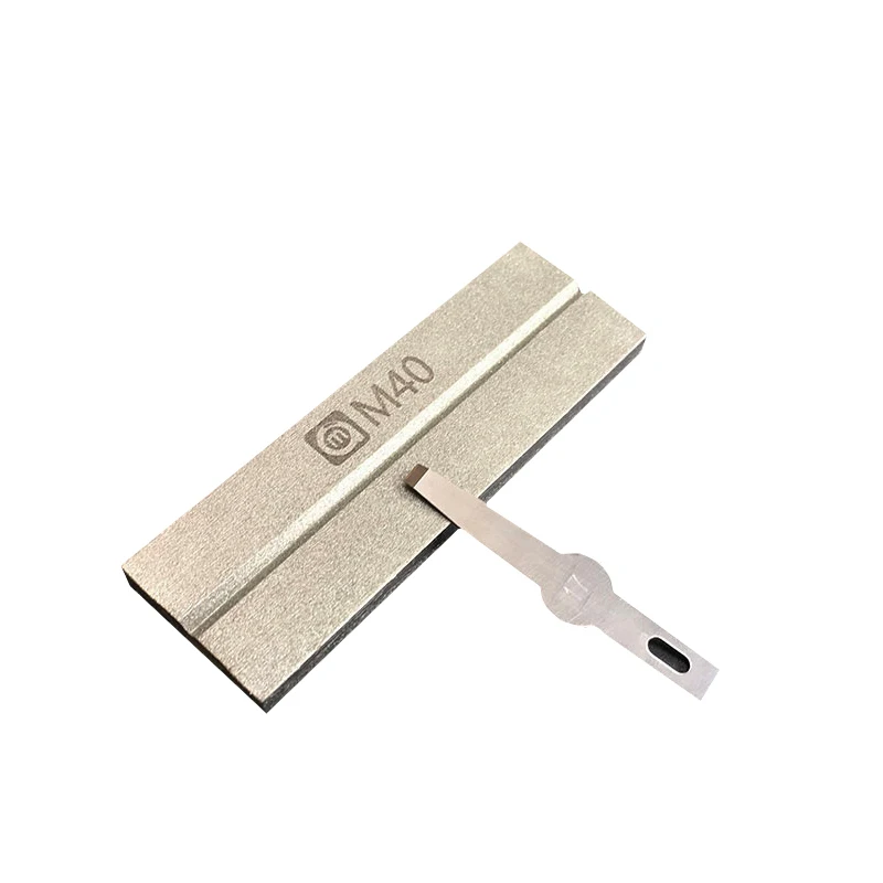 Шлифовальный камень AMAOE M40 стальной точильный с золотым покрытием для полировки