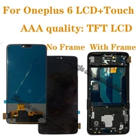 6 28 tft lcd for oneplus 6 lcd display touch screen digitizer assembly glass screen for oneplus6 16 lcd repair kit