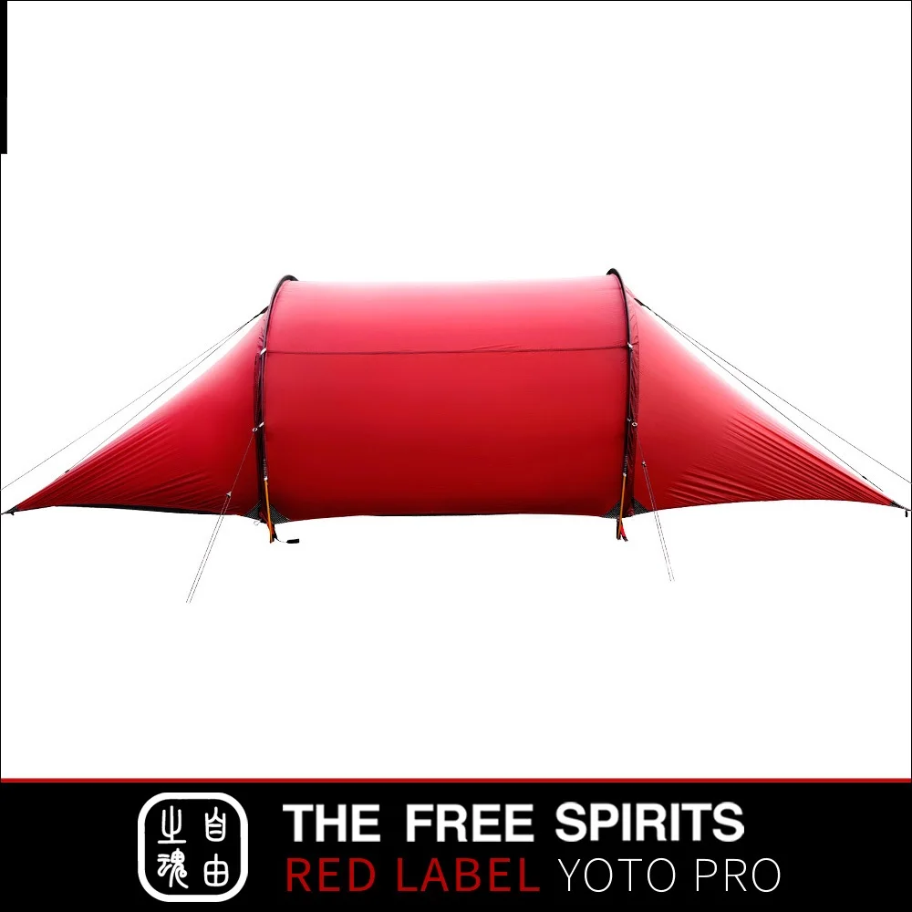 

The Free Spirits TFS Yoto TUNNEL Professional(red label) Tent 2-sided silicon Coating 2-person 4-Season Camping