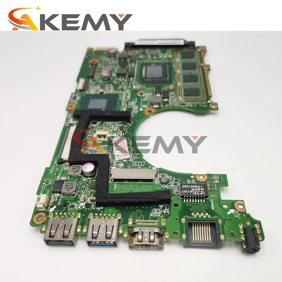 

Akemy X202E laptop mainboard 987U CPU 4GB RAM For asus S200E X202EP X202EV X202E notebook motherboard mainboard tested full 100%