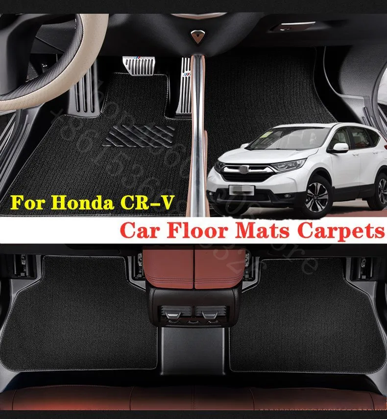Автомобильные коврики Puou для Honda CRV 2017 19 передний и задний полный комплект