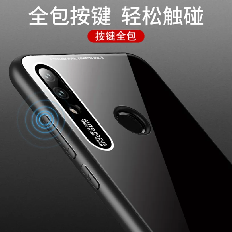 Новый акриловый стеклянный деловой анти осенний чехол Telefone móvel для Xiaomi Vermelho mi redmi