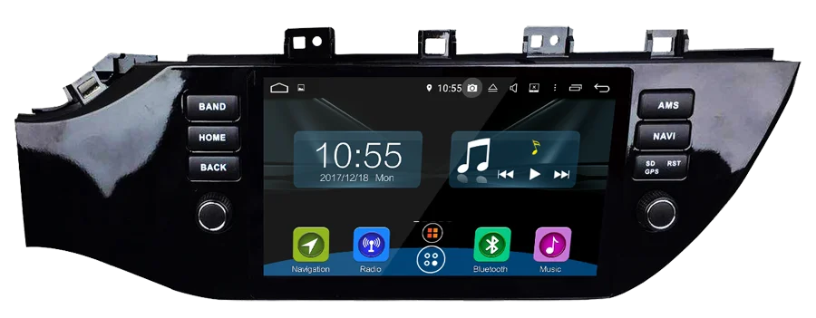 Автомобильный мультимедийный GPS-навигатор PX6 Android 9 0 для KIA K2 RIO 2017-2018 Россия DSP