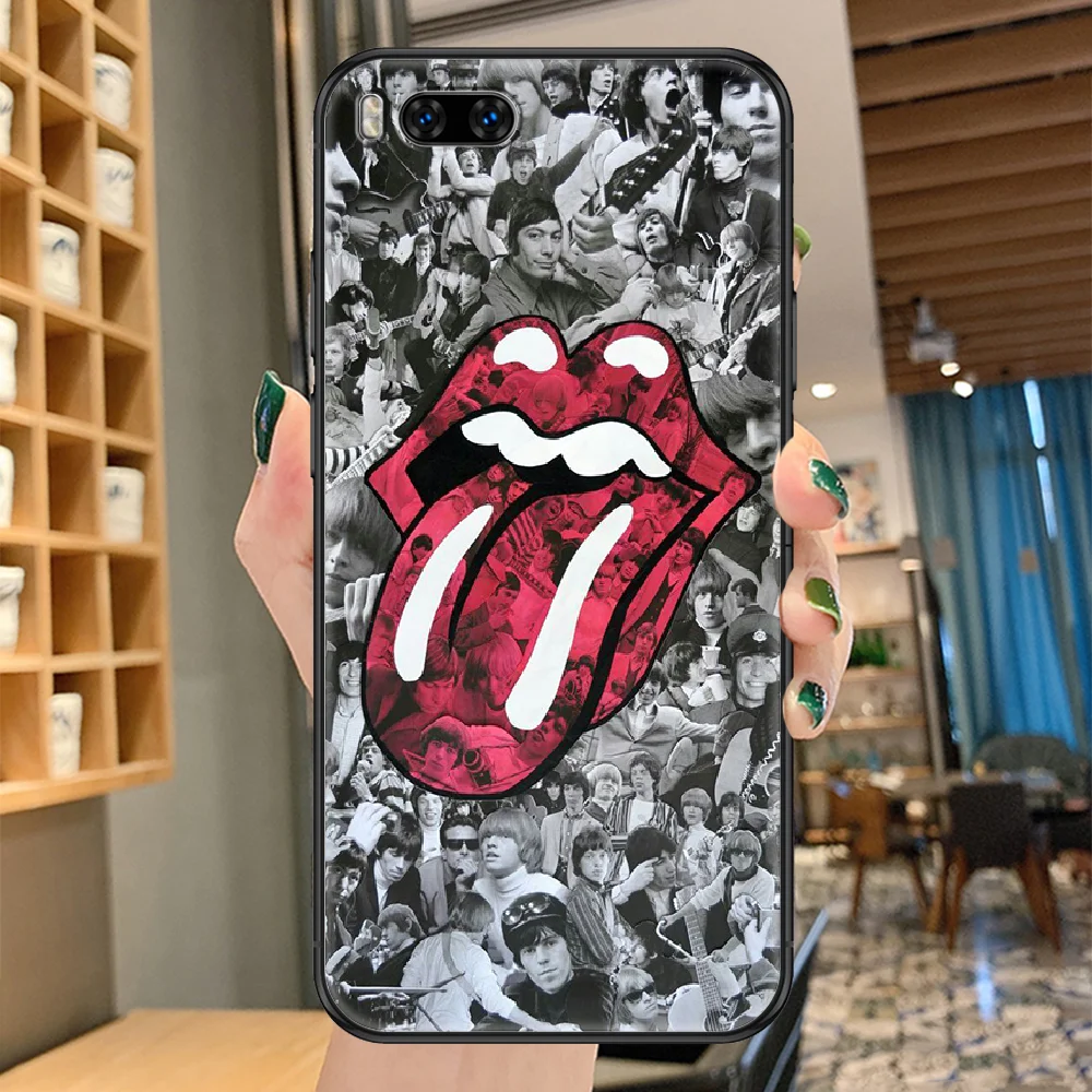 

Rock Band Stone Rolling Phone case For Xiaomi Mi Max Note 3 A2 A3 8 9 9T 10 Lite Pro Ultra black 3D prime trend bumper soft
