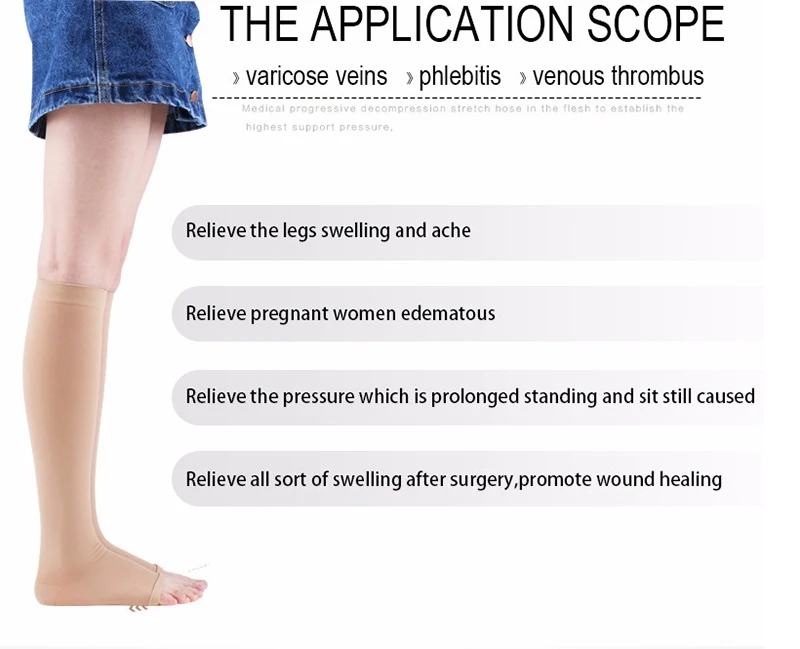 

Varicose Veins Compression Socks Fit For Golf Rugby Hiking Sports For Anti Fatigue Driving Travel Flight Black Women Men Socks