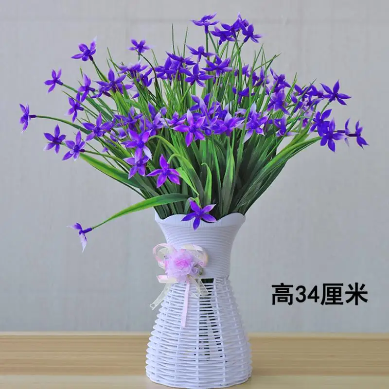 Пластиковый цветок искусственная Роза имитация сухих цветов украшение для