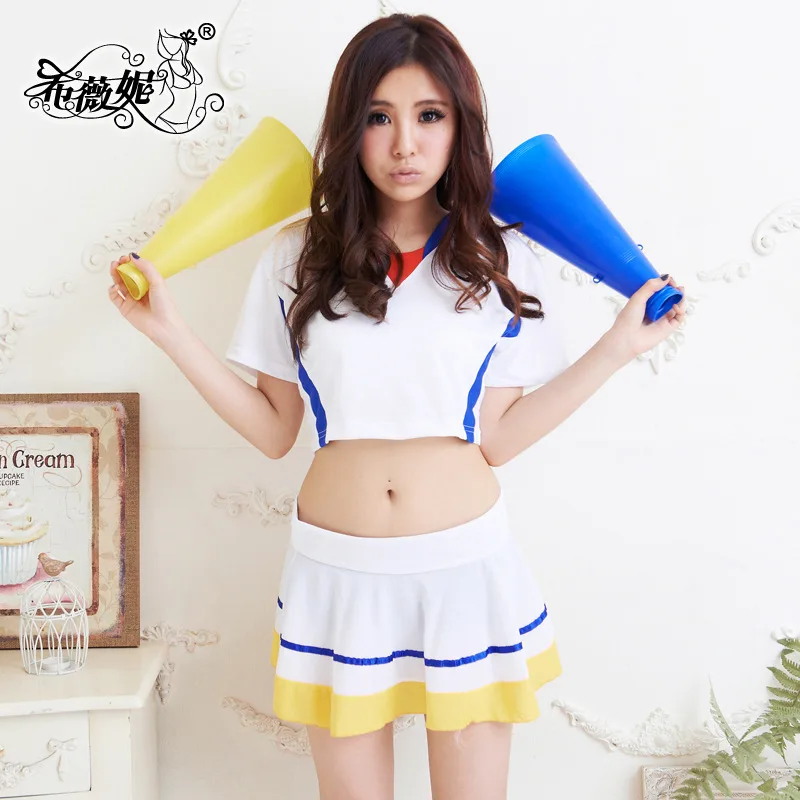 Сексуальный костюм Болельщицы одежда для футбола баскетбола девочек чирлидинга