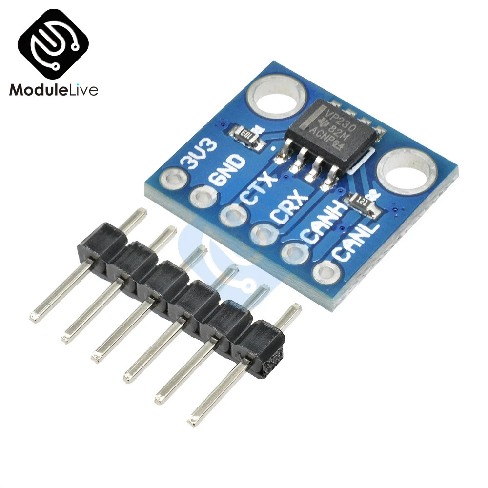 SN65HVD230 CAN Bus модуль связи приемопередатчика ТермоЗащита контроль наклона для