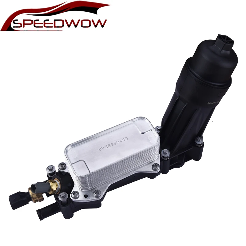 Автомобильный масляный радиатор фильтр адаптер Корпус в сборе 68105583AF 68105583AE для 3.6L