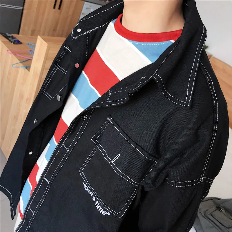 

Fashion Jacket Men Clothing Spring Autumn Casual Streetwear Solid Color Hoodie Jackets Waterproof Loose Jacket Men Coat Outwear