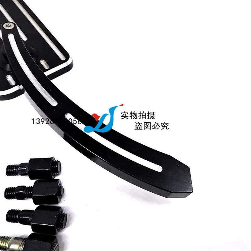 Зеркало заднего вида riangle черное металлическое мотоциклетное зеркало для harley