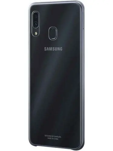 Чехол для смартфона Samsung Galaxy A30 Gradation Cover Черный (EF-AA305CBEGRU) | Мобильные телефоны и