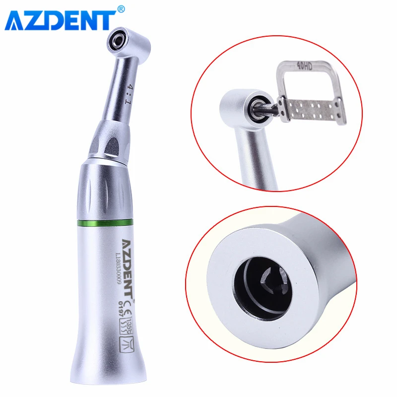 AZDENT Dental 4:1 Reduction Interproximal Stripping Contra Angle IPR Handpiece with 40HD Strip