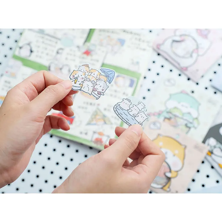 30 шт./компл. корейский импортный бренд NeKoni наклейки с милыми маленькими животными