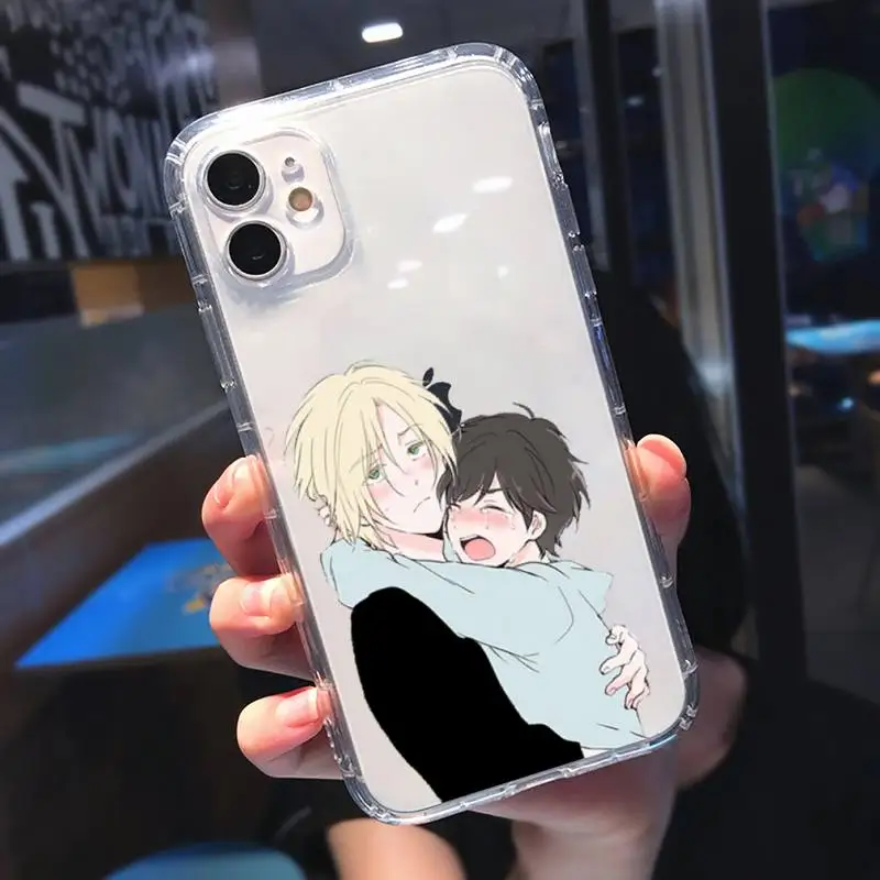 

Banana Fish Phone Case Transparent for Clear iPhone 11 12 mini pro XS MAX 8 7 6 6S Plus X 5S SE 2020 XR