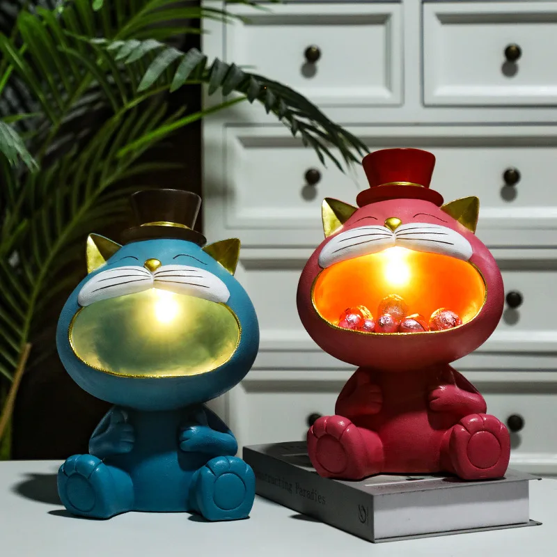 

Креативный светящийся чехол для крыльца в виде кошки, украшения для дома, открытые подарки на свадьбу и новоселье