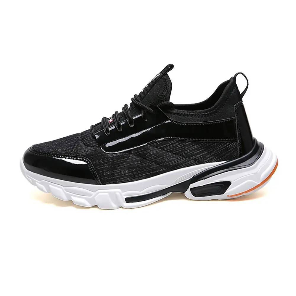 Мужские кроссовки из дышащего трикотажа повседневные для баскетбола модные 40J2