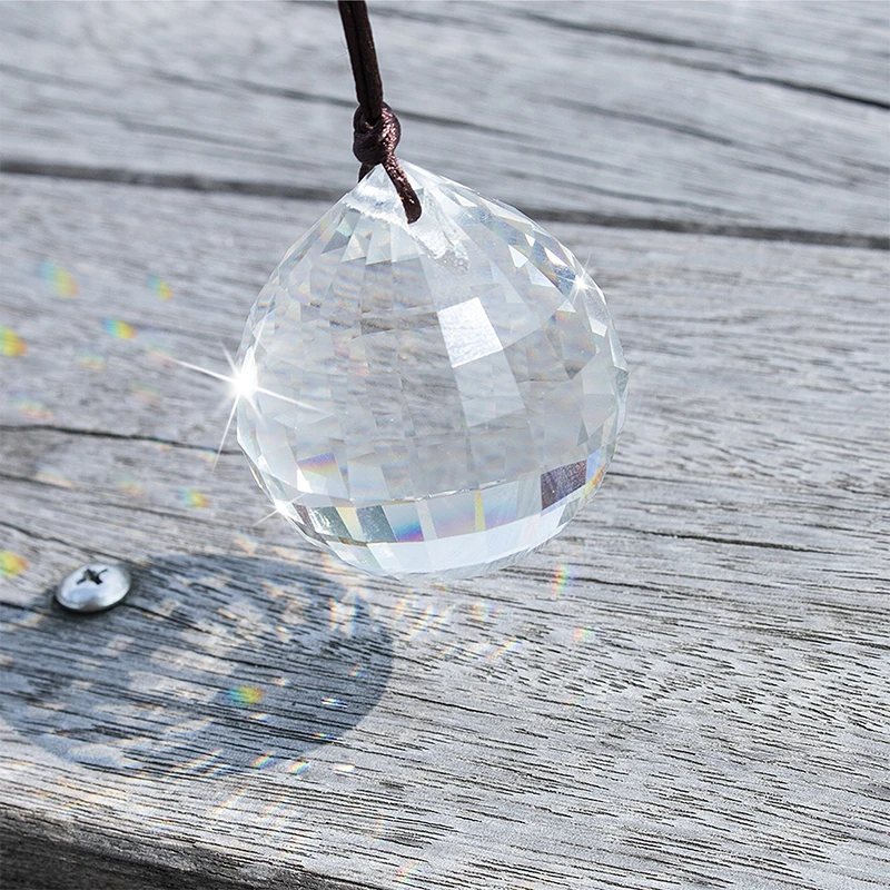 Шар Призма H & D Suncatcher 40 мм подвесной хрустальный шар призма граненая люстра