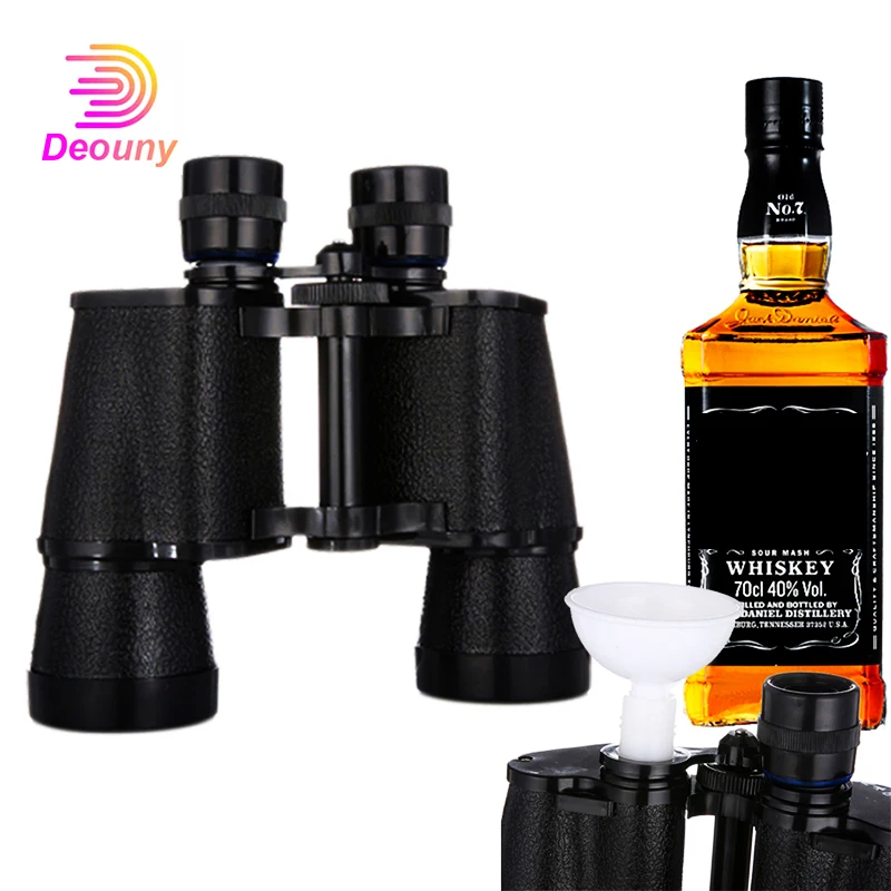 Портативный бинокль DEOUNY с двойным горлом для питья путешествий креативная фляга