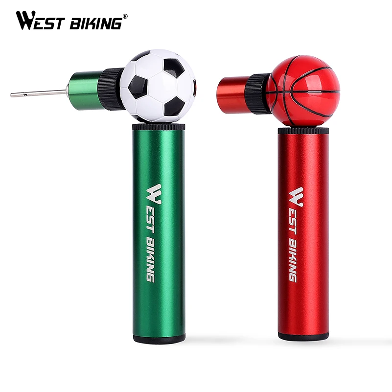 

WEST BIKING 48G Mini Soccer & Basketball Bicycle Pump 90 PSI High Pressure Portable Tire Inflator Hand Air Pumps MTB Bike Pump