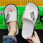 Шлепанцы для мужчин и женщин, роскошные сандалии с алфавитом, Нескользящие, Повседневная пляжная обувь, домашние тапочки для пар, лето 2021