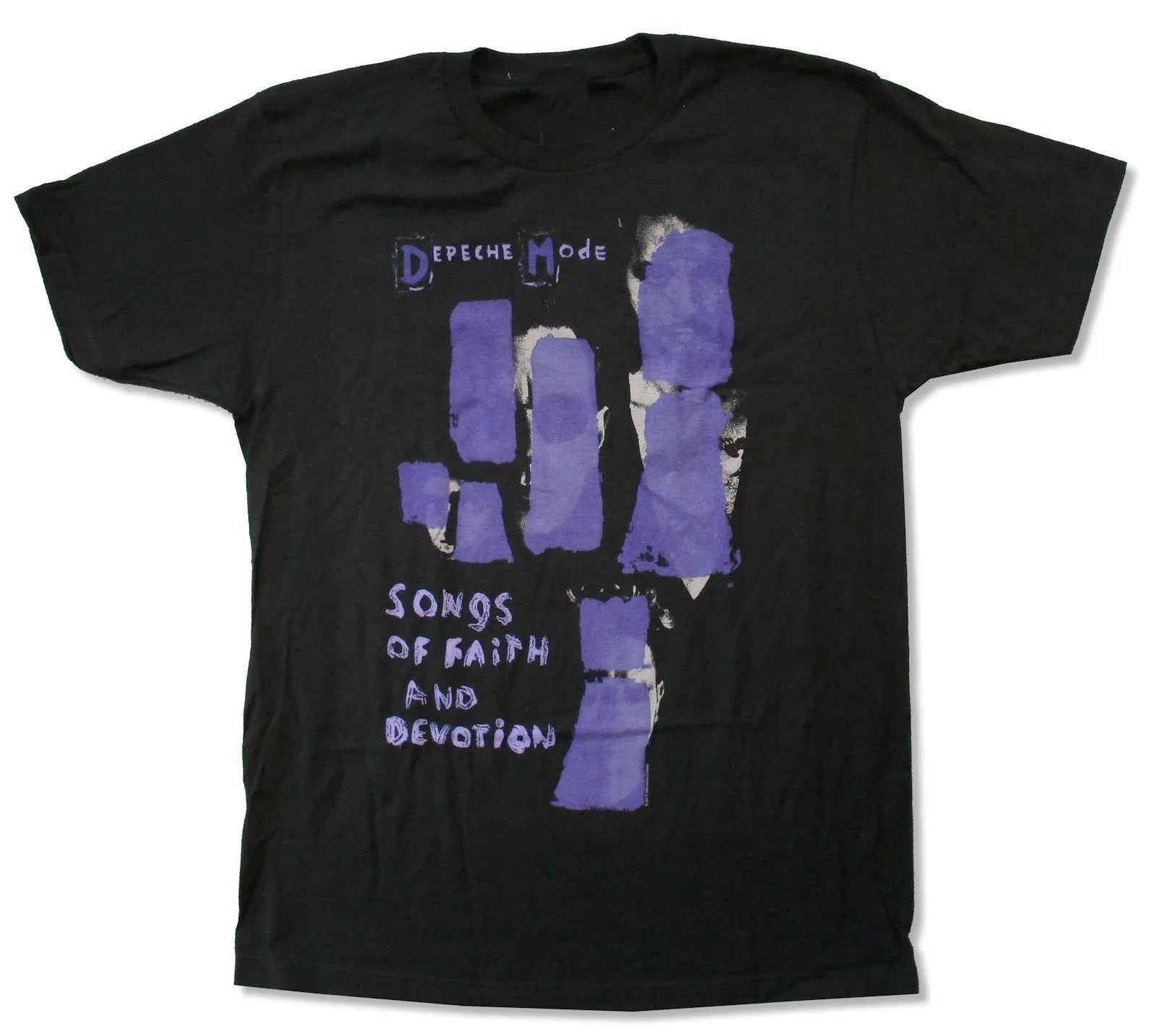 DEPECHE tee MODE &quotSONGS OF FAITH&quot DEVOTION черная футболка новая официальная для взрослых