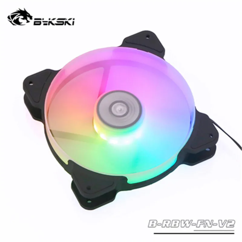 Bykski B RBW FN V2 RGB PC чехол Охлаждающие вентиляторы 5 в 3PIN бесшумные 120x120x25 мм вентилятор