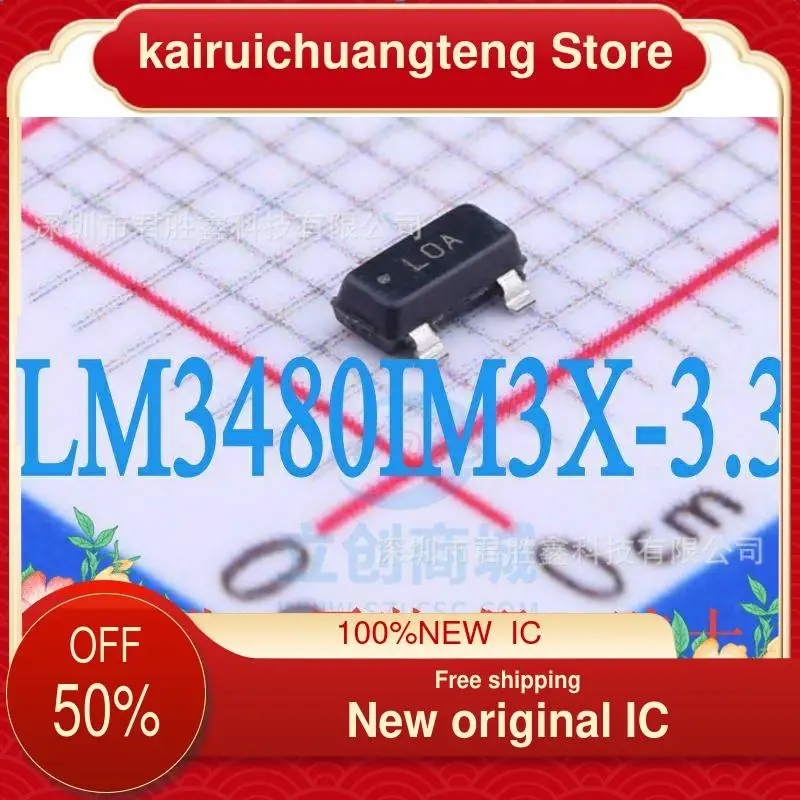

10 шт LM3480IM3X-3.3 LM3480IM3 LOA SOT-23 новый оригинальный IC