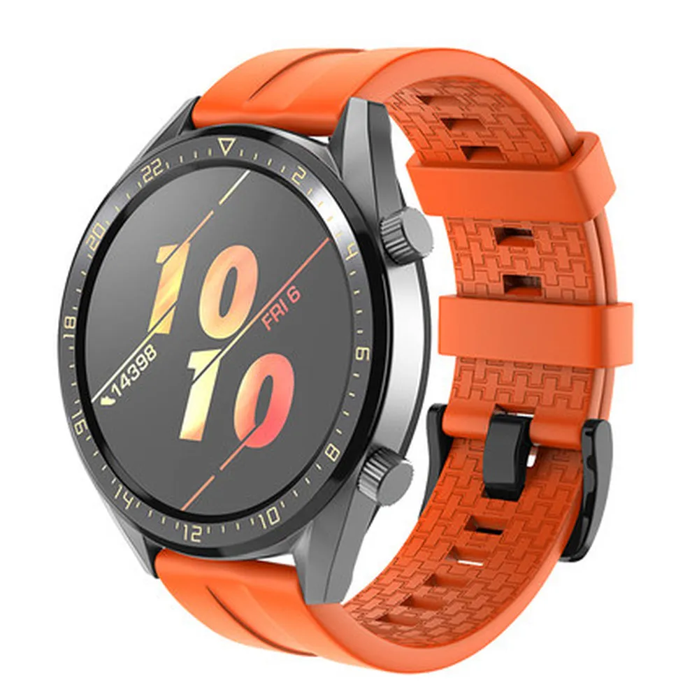 Ремешок силиконовый для смарт часов huawei Watch GT 2 GT2 46 мм оригинальный спортивный