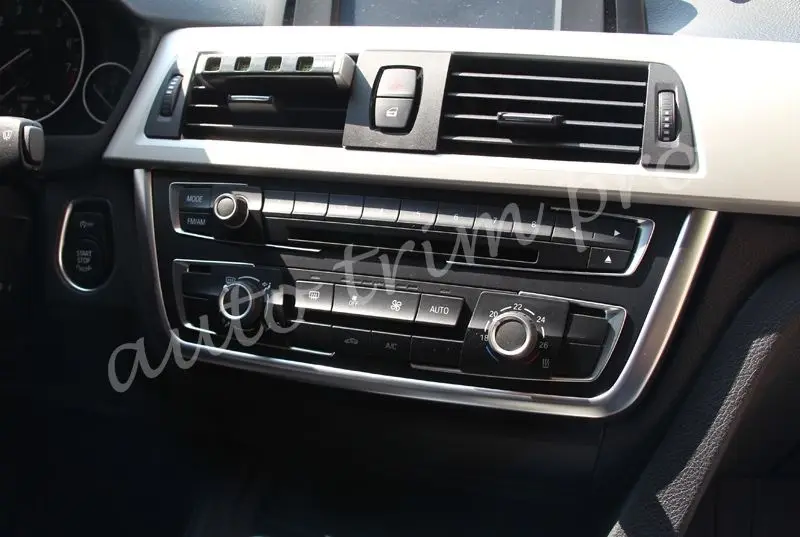 Хромированные внутренние части передней панели консоли радио Накладка подходит