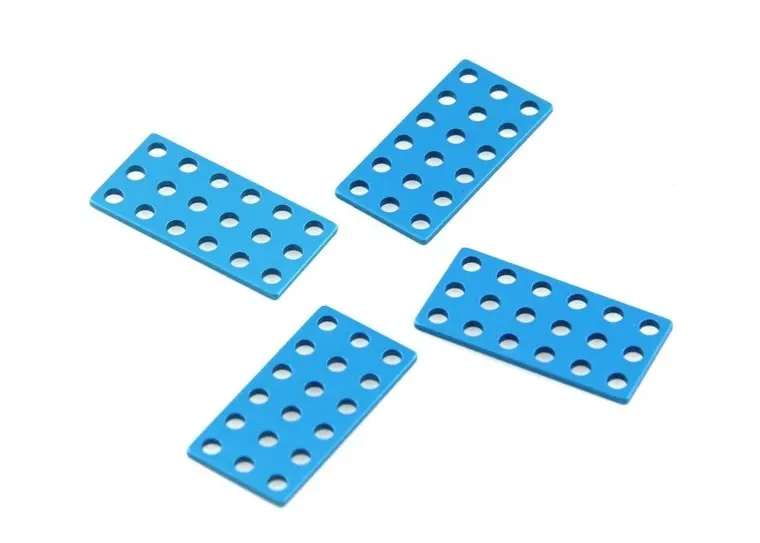 

Makeblock Mechanical Parts Plates and Brackets Plate 3x6 in Blue Made From 6061 Aluminum