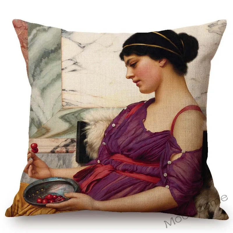 UK Artits John William Godward эстетическая богиня элегантная женская масляная живопись