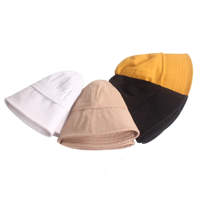 

New Summer Foldable Bucket Hat Women Outdoor Sunscreen Cotton Fishing Hunting Cap Men and Woman Hat Unisex Fisherman's Hats
